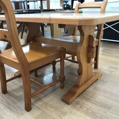 ☆ジモティ割あり☆ フランスベッド ダイニングセット ナチュラル H70 