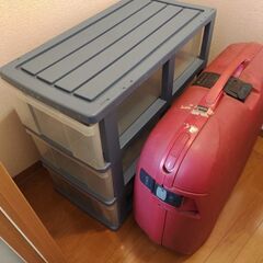 衣装ケースとスーツケース