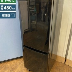 I517 ? 人気のブラック♪ MITSUBISHI 冷蔵庫 (146L) ⭐ 動作確認済 
