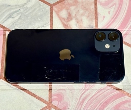 受け渡し済 iPhone 12 バッテリー良好90%ブラック 64GB SIMフリー