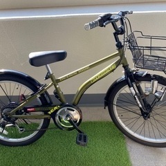 子供用20インチ自転車です。入学祝い/進級祝いに最適！
