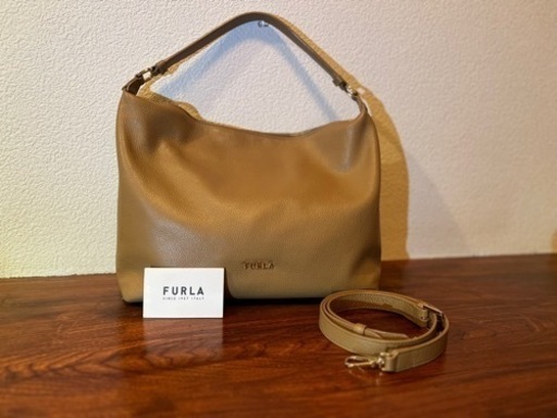 FURLA SOPHIE M HOBO 2way（ブラウン）ショルダーバッグ