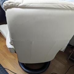 オットマン付きチェア