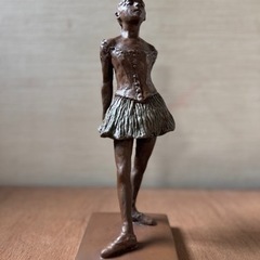 ドガ "14歳のバレリーナ" ブロンズ風 像  