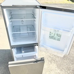 ☆★アクア AQUA 冷凍冷蔵庫 下冷凍庫 シルバー 126L★☆