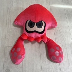 スプラトゥーン　ぬいぐるみ　イカ　ピンク