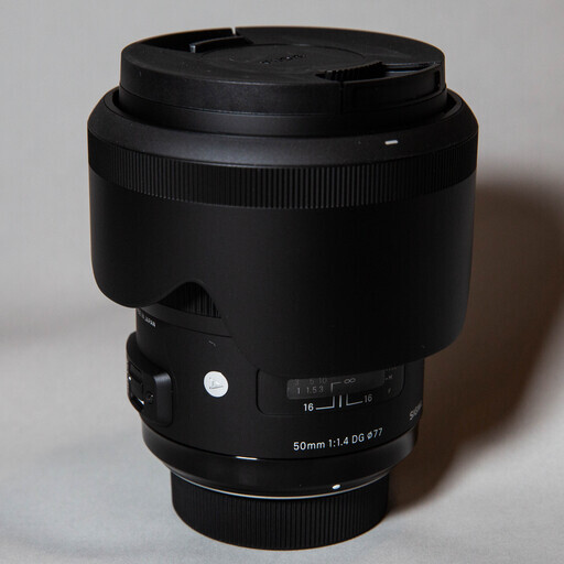 【新品】Sigma 50mm F1.4 DG HSM Art ニコンF シグマ Nikon 広角　単焦点 箱・保証書付き