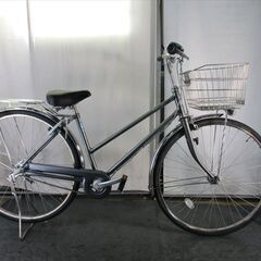 D115☆限定特価☆ 中古自転車 ブリヂストン シルバー【27インチ 軽快車  
