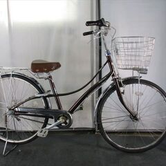 Ｄ117　★限定特価　整備済み★ブリヂストン　ロココ　ブラウン★ 中古自転車 【　26インチ　 】