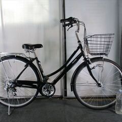 D122☆限定特価☆ 中古自転車 アサヒ ブラック【 27インチ 軽快車 6段