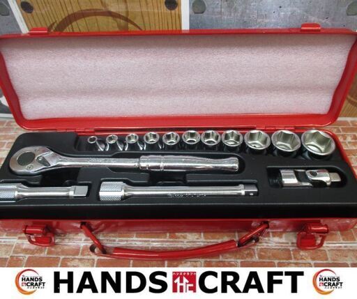 コーケン　koken　3252M-6P　ソケットレンチセット　中古品　ソケット22/19/17/14-10/8/7/5.5mm　ラチェット/エクステンションバー　【ハンズクラフト宜野湾店】