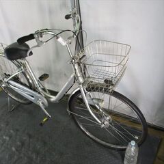 Ｄ125　★限定特価　整備済み★ブリヂストン　カルーサ　シルバー★ 中古自転車 【　26インチ　 】-豪華絢爛 振袖 ラメ入り 正絹 大衆演劇 日本舞踊 成人式 袋帯