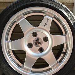 ※購入有難うございます🙏　テクマグ　タイヤホイール4本セット　バリ山👌
