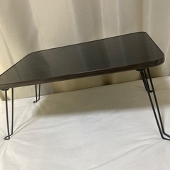 コーナン折りたたみローテーブルW600×D400×H315(mm)