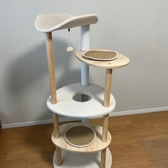 Umi(ウミ) - キャットタワー 木製 猫タワー 吊りおもちゃ...