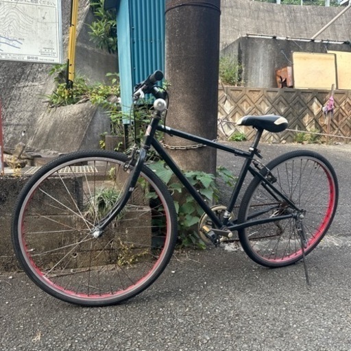 【受け渡し予定者決定】TOPONE クロスバイク 26インチ 黒 自転車