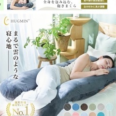 【ネット決済】【美品】HUGMIN抱き枕 寝返り いびき 妊婦