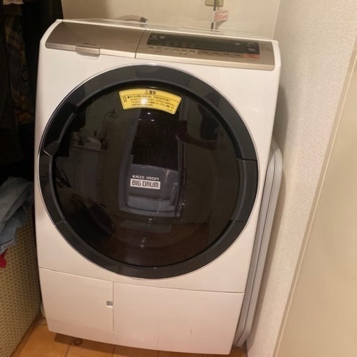 HITACHI/ヒタチ 11/6㎏ドラム式洗濯乾燥機 BD-SV110C 2019年製