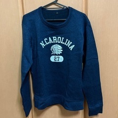 青 トレーナー/セーター Mサイズ