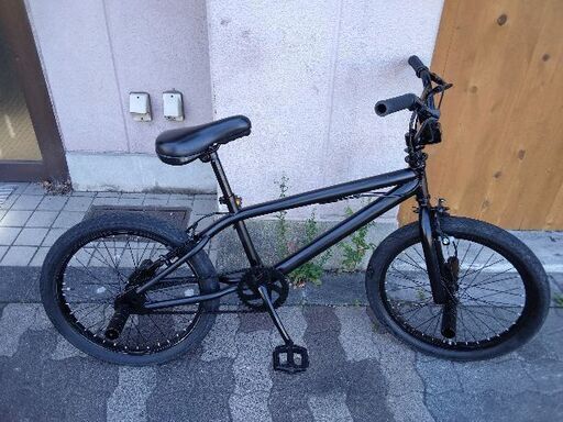 20吋 ジャイロ機構/ペグ付 BMX(ブラック)