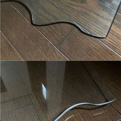 屋久杉 ローテーブル ガラス天板付◆約W1200×D650×H300◆希少 一枚板 鹿児島 世界遺産 リビングテーブル 和室 伝統工芸 和モダン