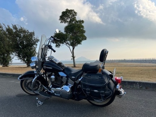 動画あり　最終値下げ！ハーレー　FLSTC  車検付　市場価格　120〜180万　交換可能