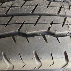 ハイエース ダンロップ 純正タイヤ 新車外し (タイヤのみ) 4本 