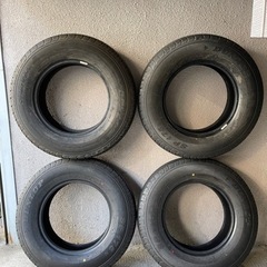 ハイエース ダンロップ 純正タイヤ 新車外し (タイヤのみ) 4本 