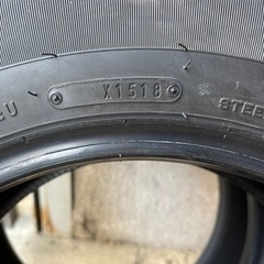 ハイエース ダンロップ 純正タイヤ 新車外し (タイヤのみ) 4本 