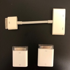 Apple純正　30ピンアダプター　HDMI , SD , USB