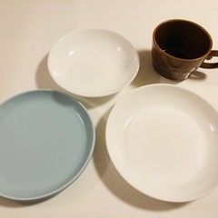 平皿とマグカップ