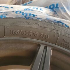 値下げ！中古 TOYO スタッドレスタイヤセット165/60R15 ハスラー・デリカミニ