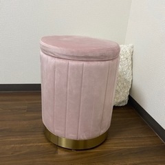 家具　椅子　ピンク1