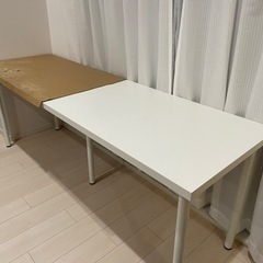 IKEA デスク 200*60 ホワイト LINNMON 天板 ...