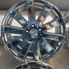 売り切れましたレアシング　メッキスポークホイール　18インチ7.5j
