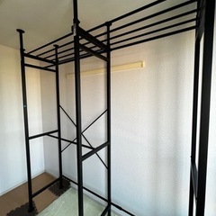 商談中】ニトリ 伸縮クローゼットハンガーラック 引き取り限定