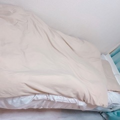ベッド　木製　白