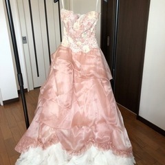 カラードレス ピンク ローズピンク 結婚式 ウェディング