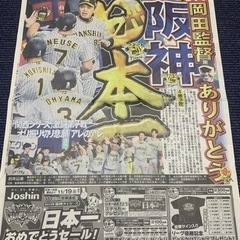 阪神タイガース優勝　号外①