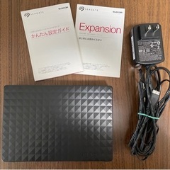 【美品】外付けハードディスク　3TB HDD