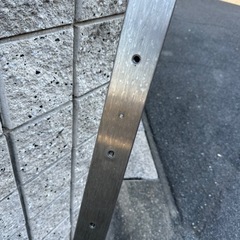 折りたたみカヤックや軽量カヤックの収納に使ってました支柱とバーのセット！　モンベル　アリュート　ボイジャーなど折りたたみカヤックの収納に最適！