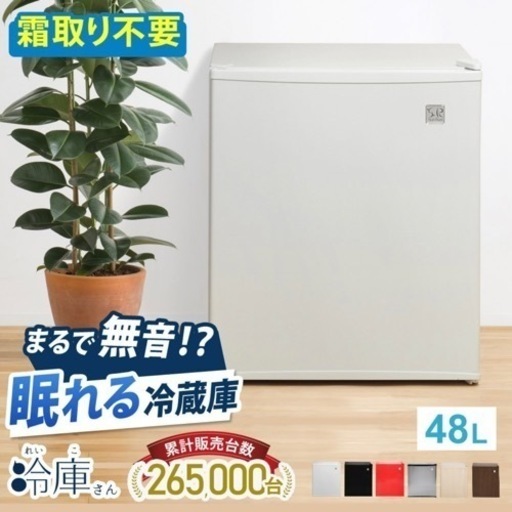 【冷庫さん】小型冷蔵庫48L ペルチェ方式
