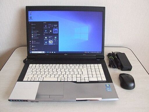 高速SSD240GB搭載+HDD750GB　大画面17.3型 第3世代 Core i5 4GB 富士通 FMV LIFEBOOK N532/E　ノートパソコン　（難あり）　 (4112)