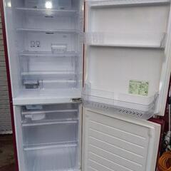 【和泉】配送可!! 動作品 2017年製 AQUA 大型2ドア ノンフロン冷凍冷蔵庫 275L AQR-SD28F アクア