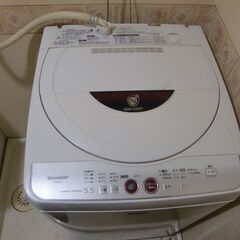 【成約済み】全自動洗濯機　SHARP　ES-G55LC-R　5....