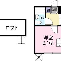 初期費用52,500円★ジュネパレス稲毛第１３★ロフト付き - 千葉市