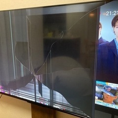 壊れたテレビ　REGZA 4K液晶テレビ　55M550K