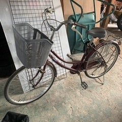 自転車　赤？