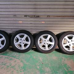 超バリ溝！】155/65R13 スタッドレスタイヤ ホイールセット TOYO