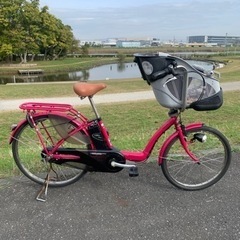 パナソニック電動自転車　ピンク色　Gyutto 受渡し者決定致し...